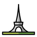 Eiffel Tower SVG Icon